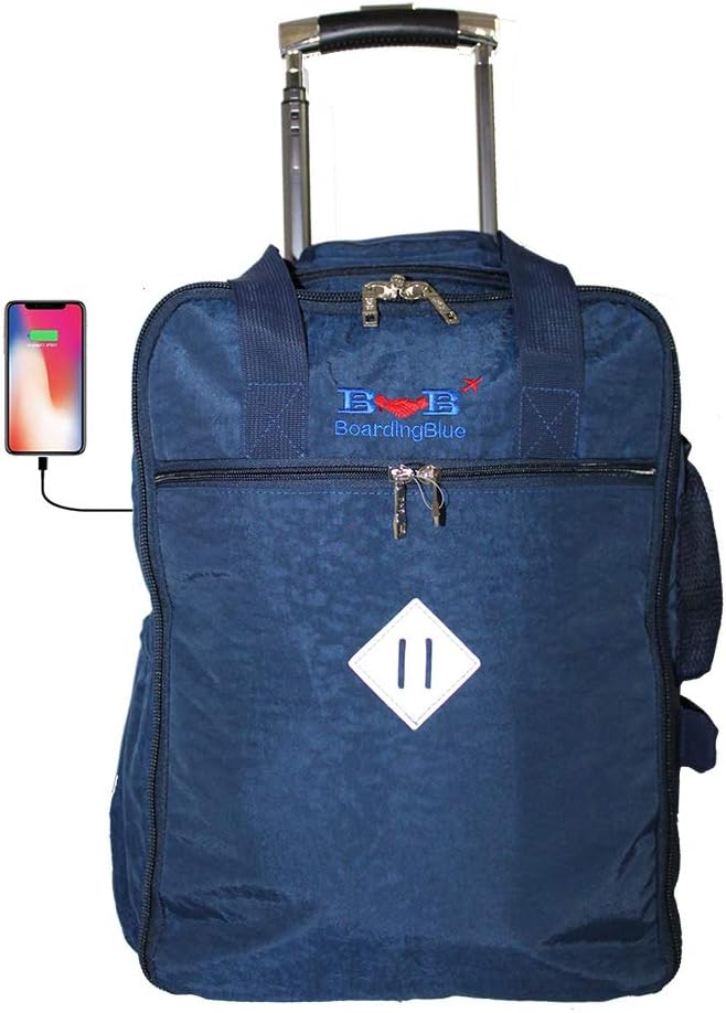 17" Rolling Personal Item Under Seat Duffel for Airlines of Spirit Frontier Jetblue