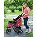 Pet Gear No-Zip AT3 Pet Stroller, Zipperless Entry, Rugged Red
