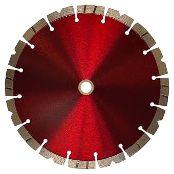 9" Premium General Purpose Diamond Saw Blades for Concrete and Brick, 1/8" Segment Width, 15mm Segment Height, 2-1/4" Cutting Depth, 7/8"-5/8" Arbor