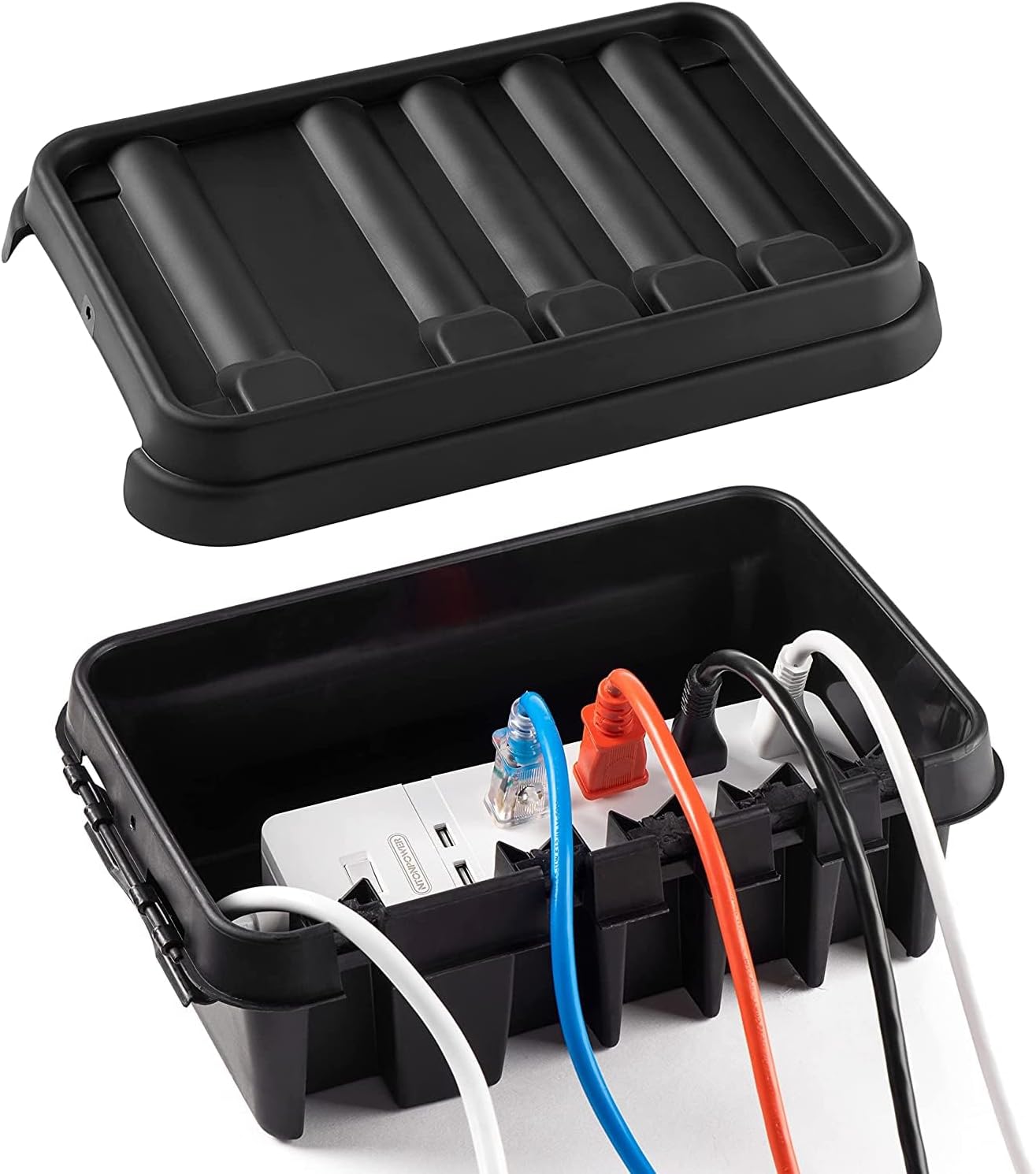 Dri-Box DB-285-UK-B FL-1859-285 IP55 Weatherproof Box, Black