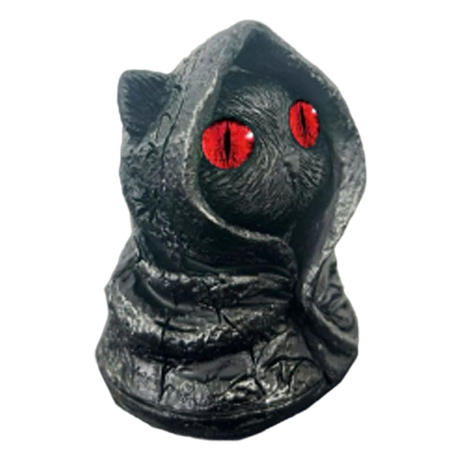 YROHGKPN Mysterious Hooded Figurines Black Statue Sculpture Desk Ornament Halloween Party Decoration Cats Lovers Gifts Halloween Party Decorations