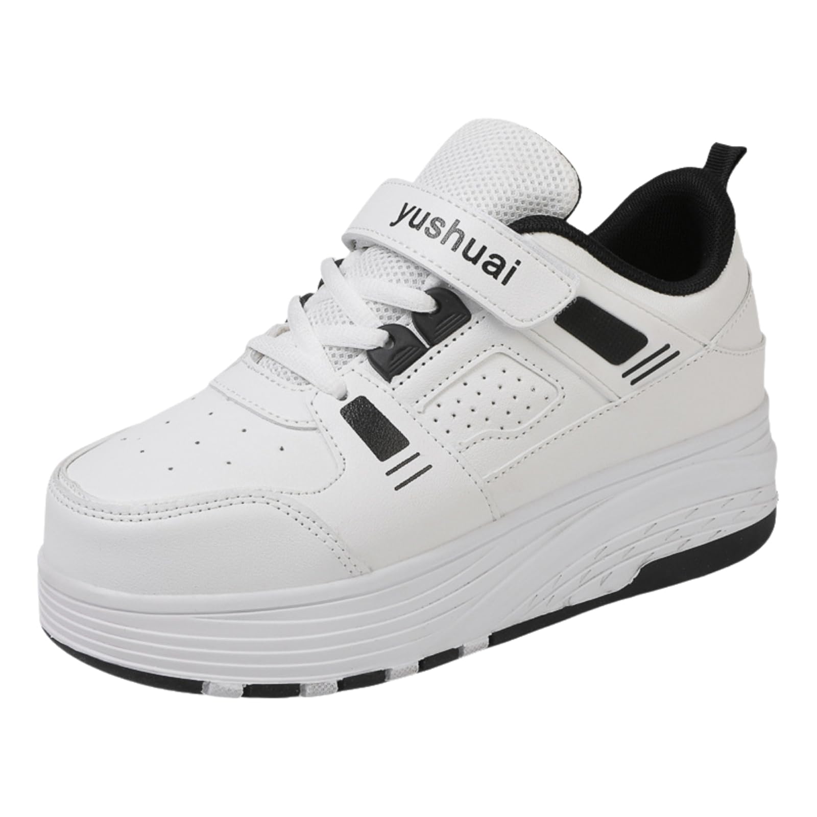 Chaussures à roulettes pour Fille,Basket Roulette Enfant,Chaussures Roller,Chaussures A roulettes Retractable,Chaussure A Roulette Garcon,Chaussures De Skateboard à 4 Roues,2 en 1