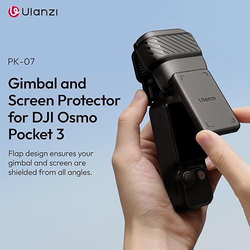 Miniatura 3 de ULANZI PK-07 Funda protectora para DJI Osmo Pocket 3 Funda protectora Accesorios de la cubierta de la funda protectora de bolsillo 3 y protector de