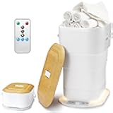 Uoxfill Upgrade Foldable Towel Warmer for Bathroom - 27L Luxury Heated Towel Warmers Bucket with Time Setting,Auto Shut Off,Fits Up to Two 40