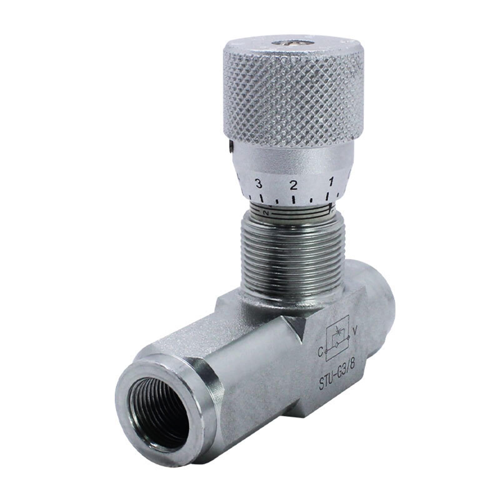 Vanne de régulation de vitesse de vérin hydraulique STU haute pression