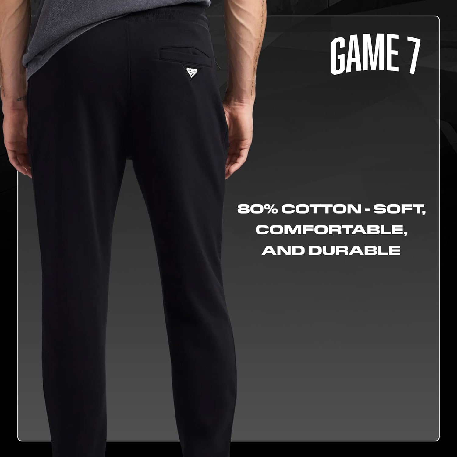 Game 7 NHL Mens Game 7 X NHL Men's Officially Licensed Casual Slim Jogger Fleece Sweatpants with Pockets