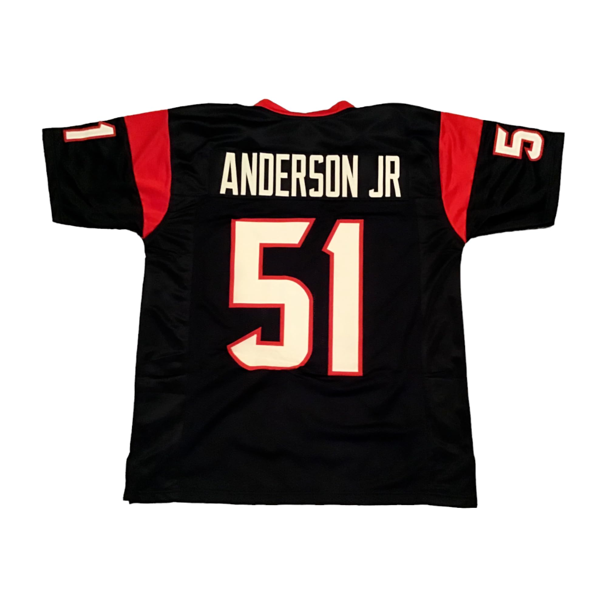 Generic Will Anderson Jr Jersey Stitched Blue Custom Football New No Brand/Logos (US, Alpha, X-Large, Regular, Regular, Blue)