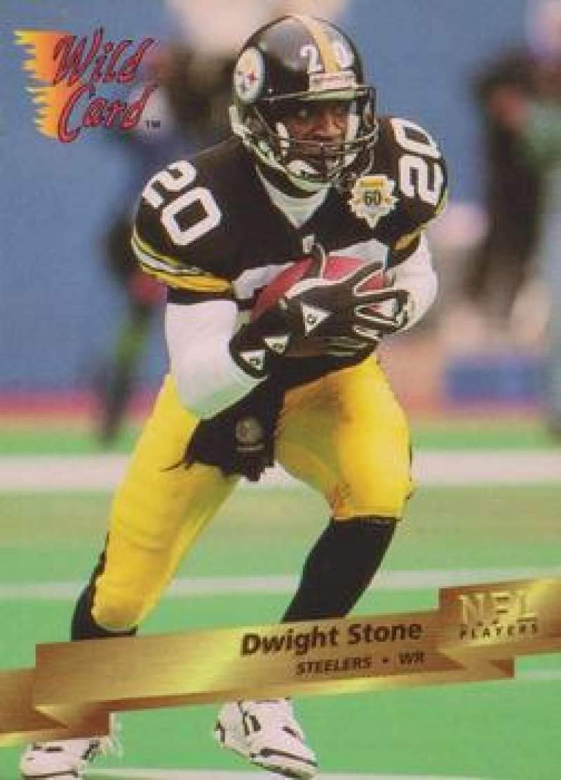 Amazon.com: 1993 Wild Card Football #187 Dwight Stone Pittsburgh