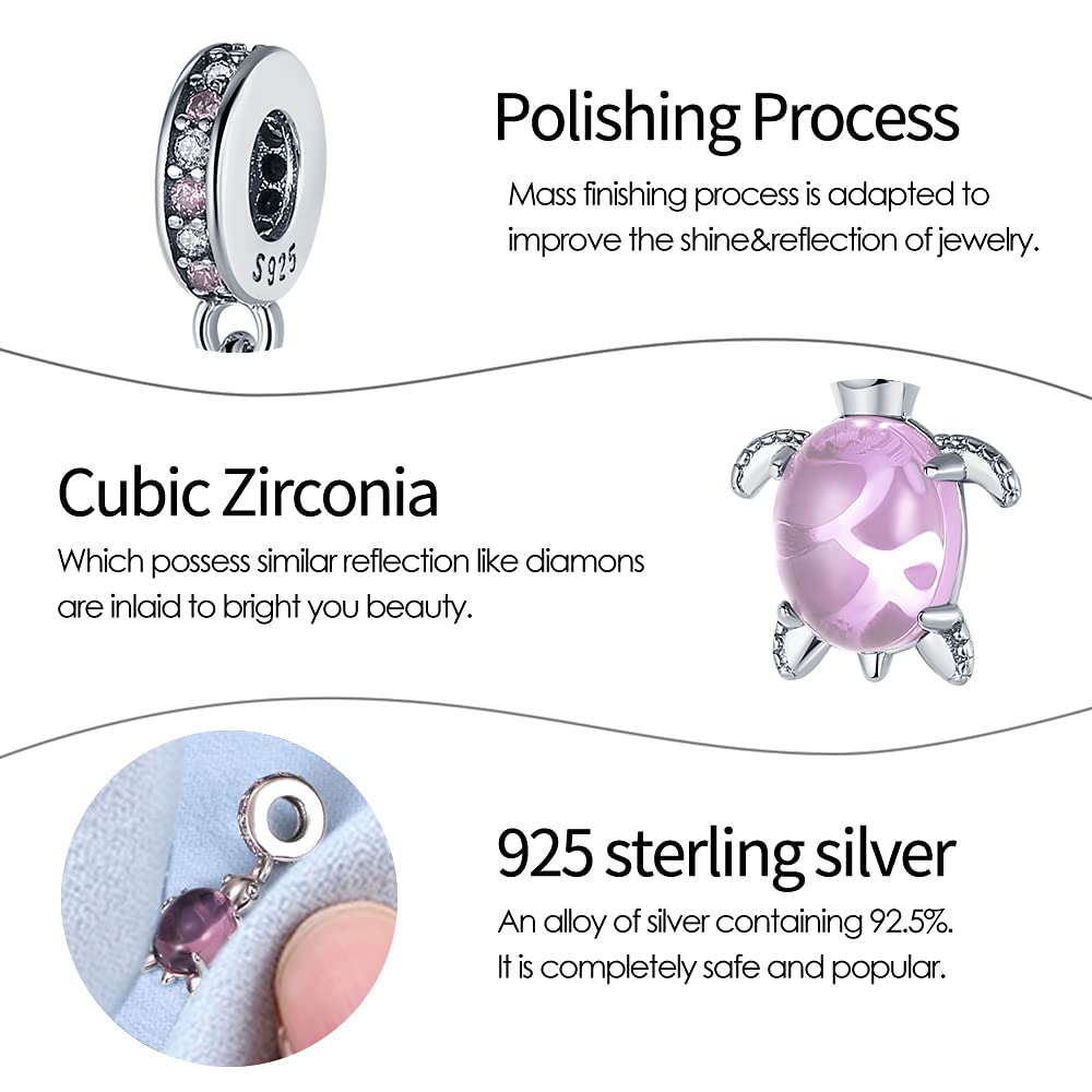 Perline Costellazioni Argento Sterling 925 Con Zirconi - Ciondoli Per Braccialetti Pandora E Collane - Regalo Donna - Foto 7