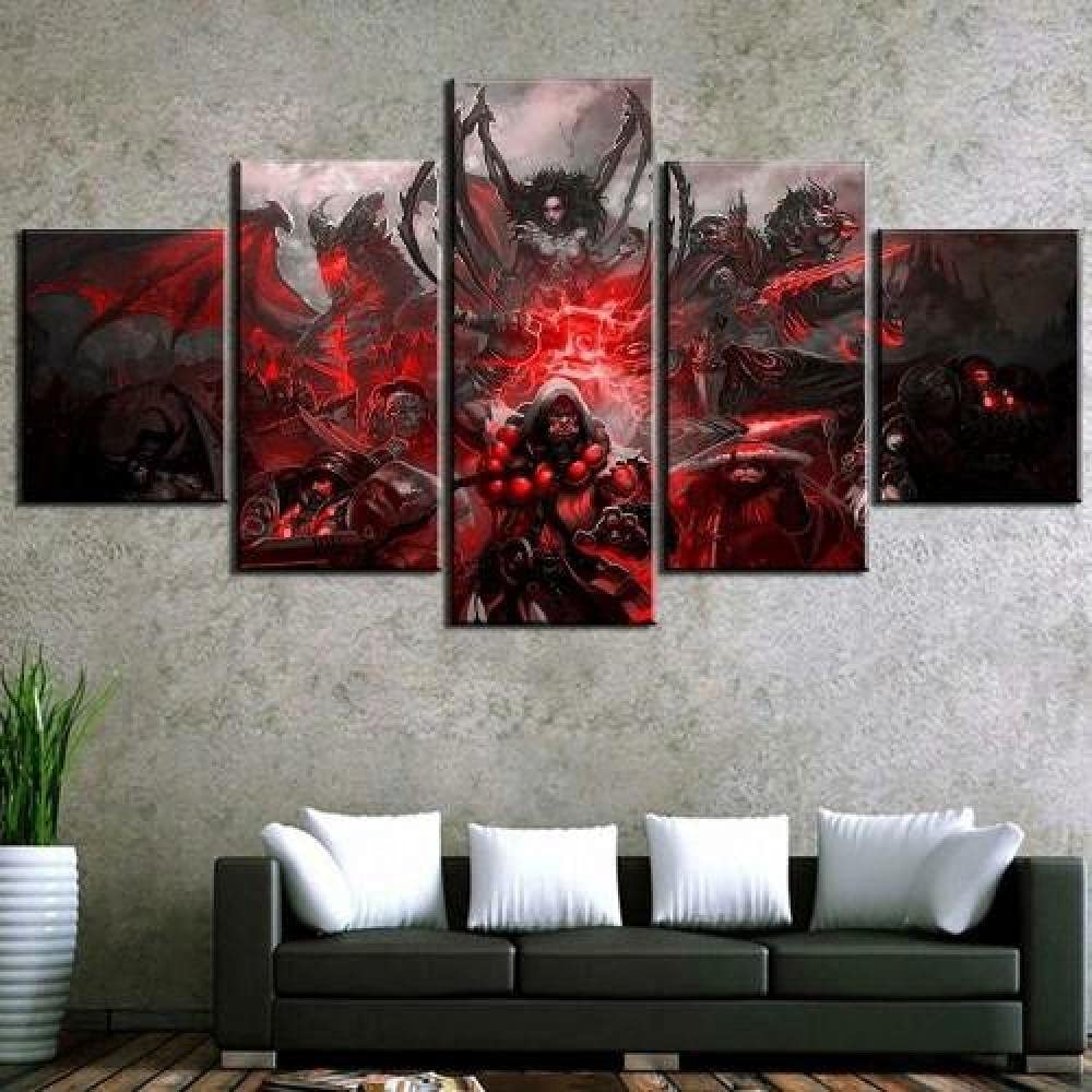 Cadre 3D art mural : impression abstraite premium sur toile moderne - 5