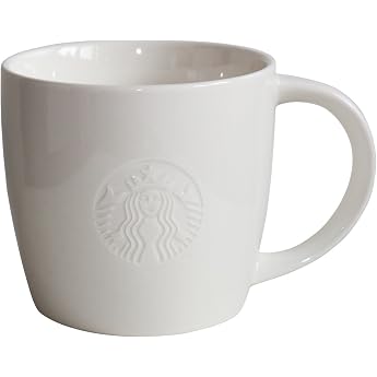 Starbucks Coffee Mug White Coffee Mug Collectors Grande Classic White 16 Oz