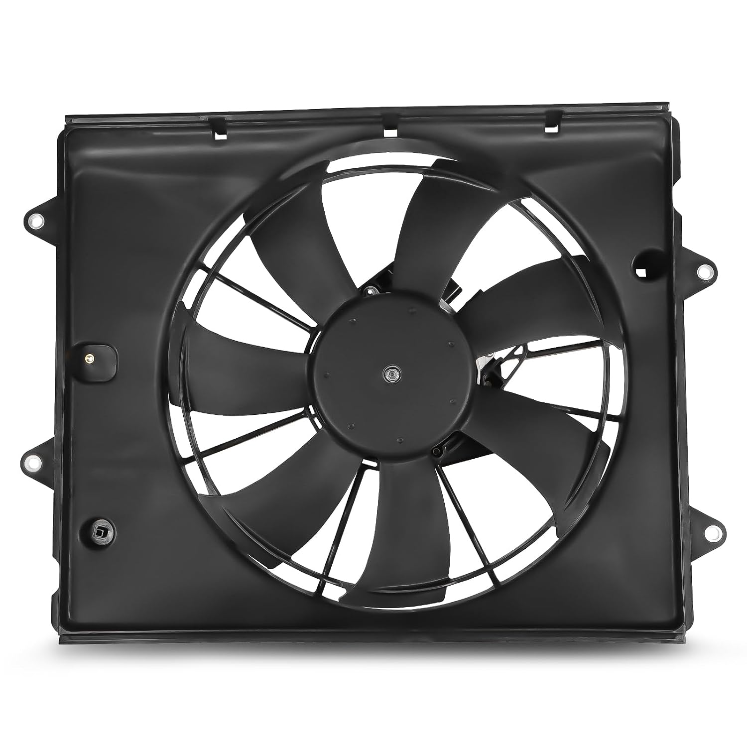 Engine Radiator Cooling Fan Assembly Replacement for Honda Civic 2016-2021 2.0L Condenser Cooling Fan Replaces HO3115174, 624600, 190155BAA01, 190305BAA01, 190205BAA01, 190195BAA01