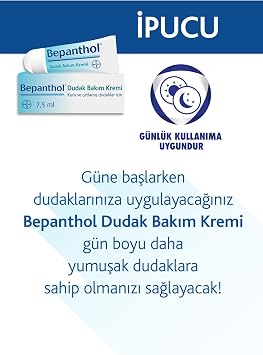 Bepanthol Cilt Kremi 100 gr + Dudak Kremi 7,5 ml l Avantajlı Günlük Bakım Seti