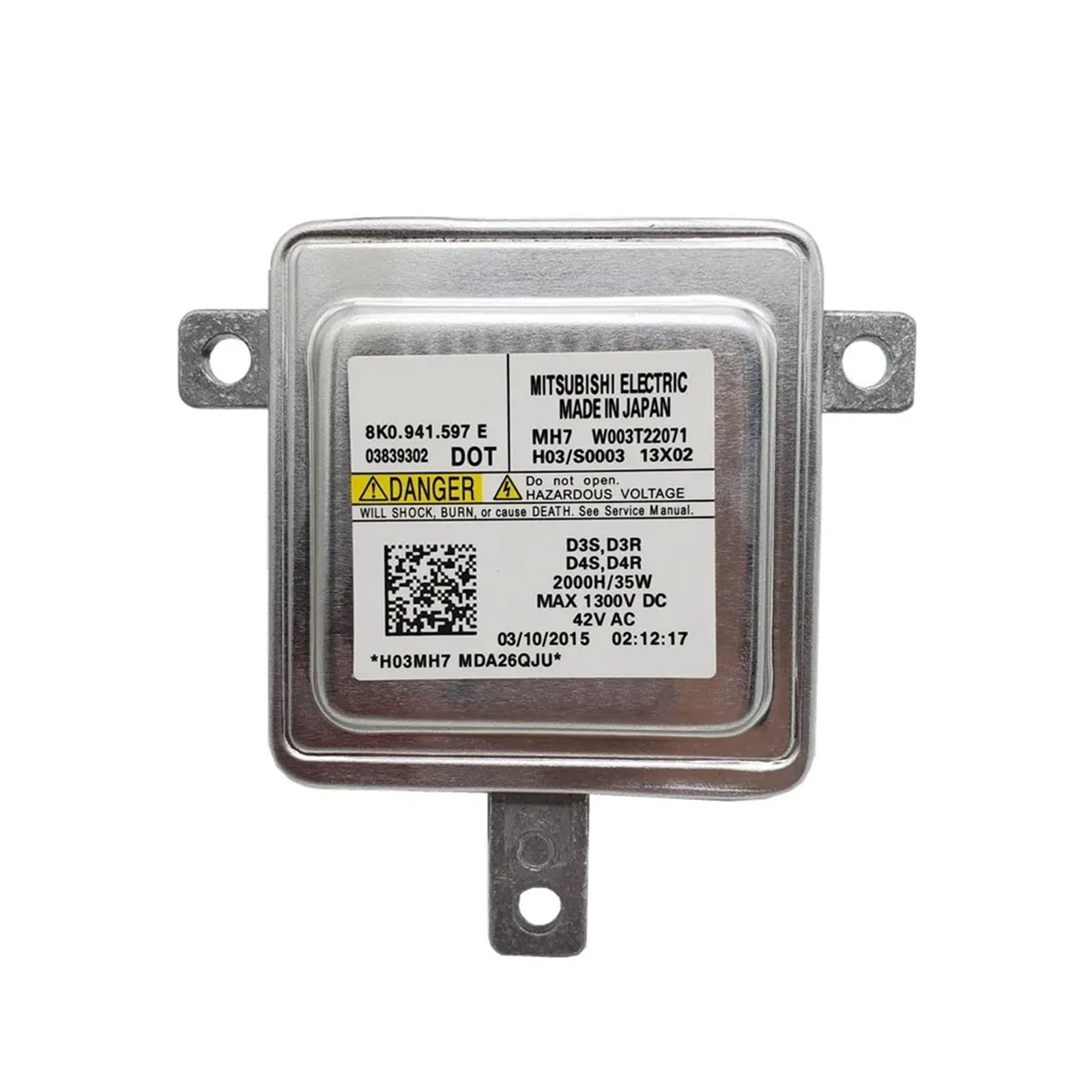 Unidad Control Faros Compatible con Golf Unidad De Control De Lastre HID para Faros De Xenón Controlador De Faros De Xenón HID OE# 8K0941597E W003T22071