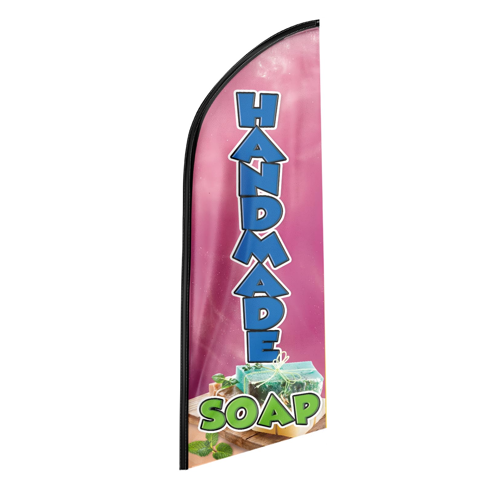 Drapeau plume polyester aux couleurs vives pour animer vos événements extérieurs