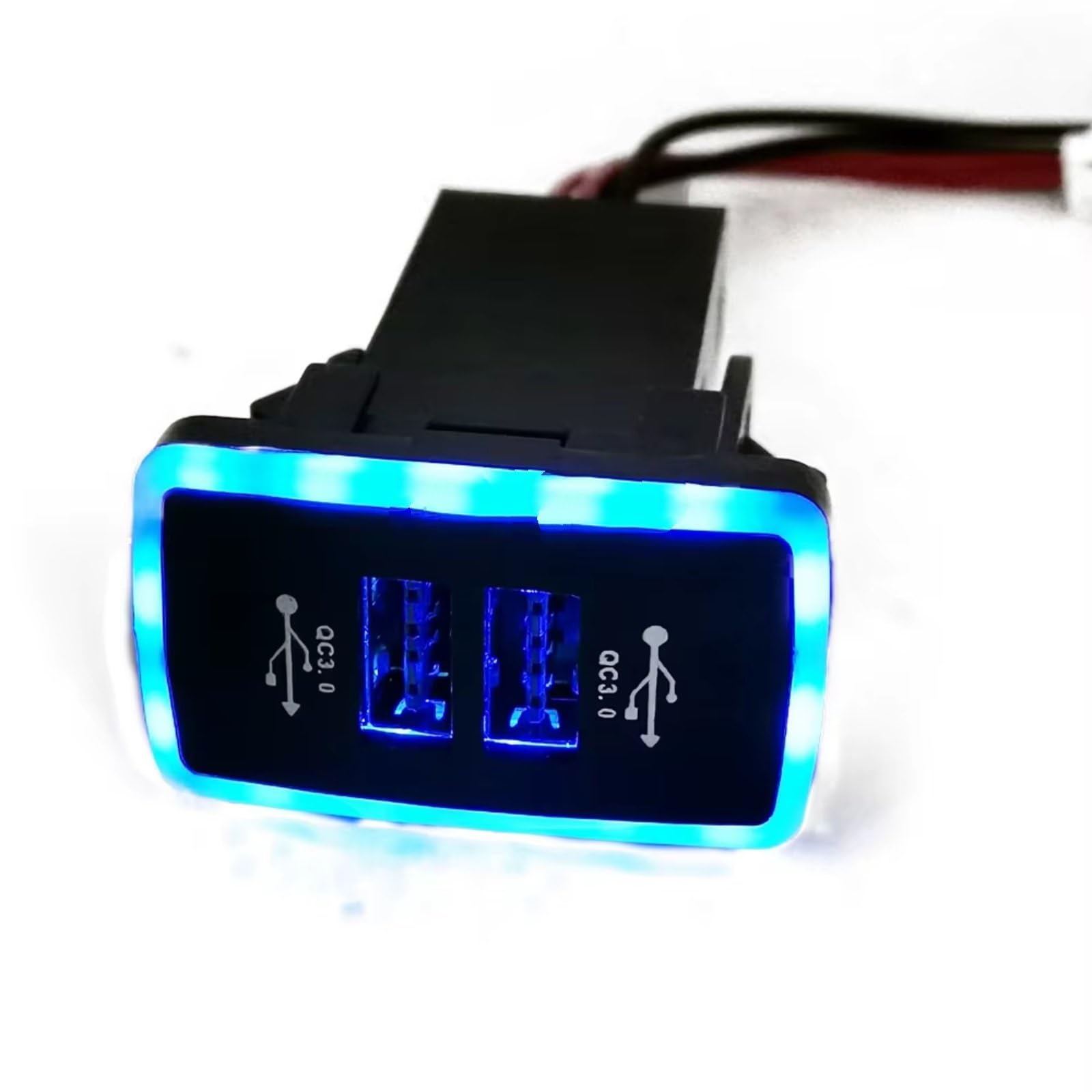 Interruttore Auto USB AUX Console Presa USB Compatibile Con Hrv Per Vezel 2008-2013 12V 24V Auto Dual QC3.0 Presa Ricarica Adattatore Presa Ricarica Del Telefono | []