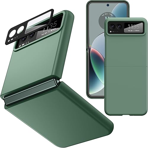 NULETO Funda para Motorola Razr 2023 Cargador inalámbrico Funda delgada para teléfono Motorola Razr 2023, funda protectora delgada de policarbonato