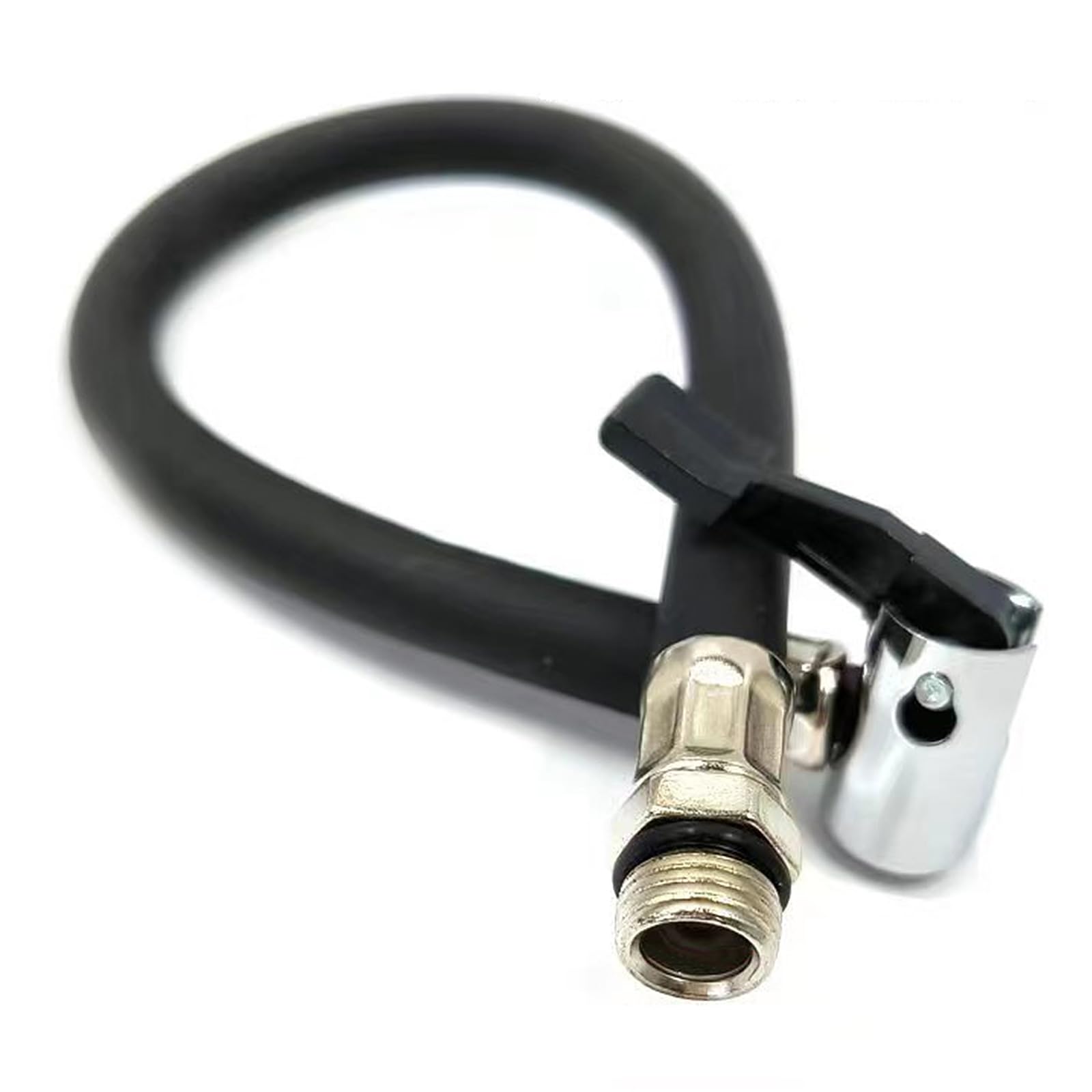 Tyre Pump Extension Hose 36.5cm | Reinforced Inflator Hose & Connector | Universal Replacement & Repair Kit for Air Pumps, Bicycles, Motorcycles, Car, Truck Tires