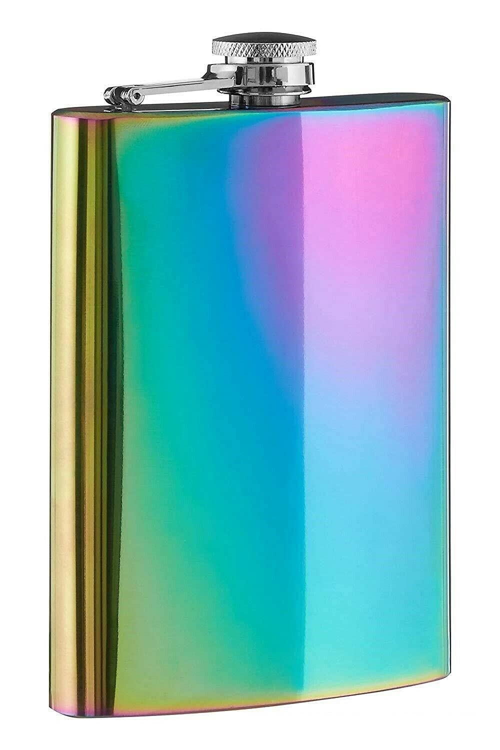 Fiaschetta da 8 once in acciaio inox per whisky fiaschetta da uomo Flagon tasca portatile fiaschetta per liquori per arrampicata campeggio barbecue partito
