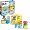 LEGO DUPLO The Bus Ride Set, Learning Toy To Help Build Social and Fine Motor Skills, with Vehicle and Figures, Preschool Educational Gift for 2 Years Old, Toddlers, Boys and Girls 10988