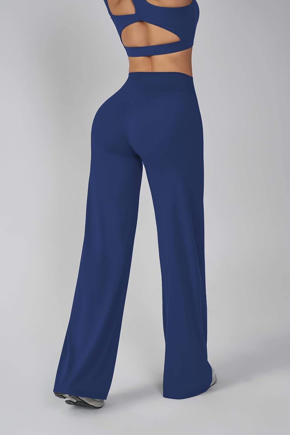 Wide Leg Leggings Women, High-Waisted Straight Leggings, Casual Pants for Women, Wide Leg Yoga Pants - Image 2