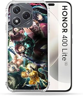 Verstärkte Schutzhülle für Honor 400 Lite 5G Manga Demon Slayer Groupe