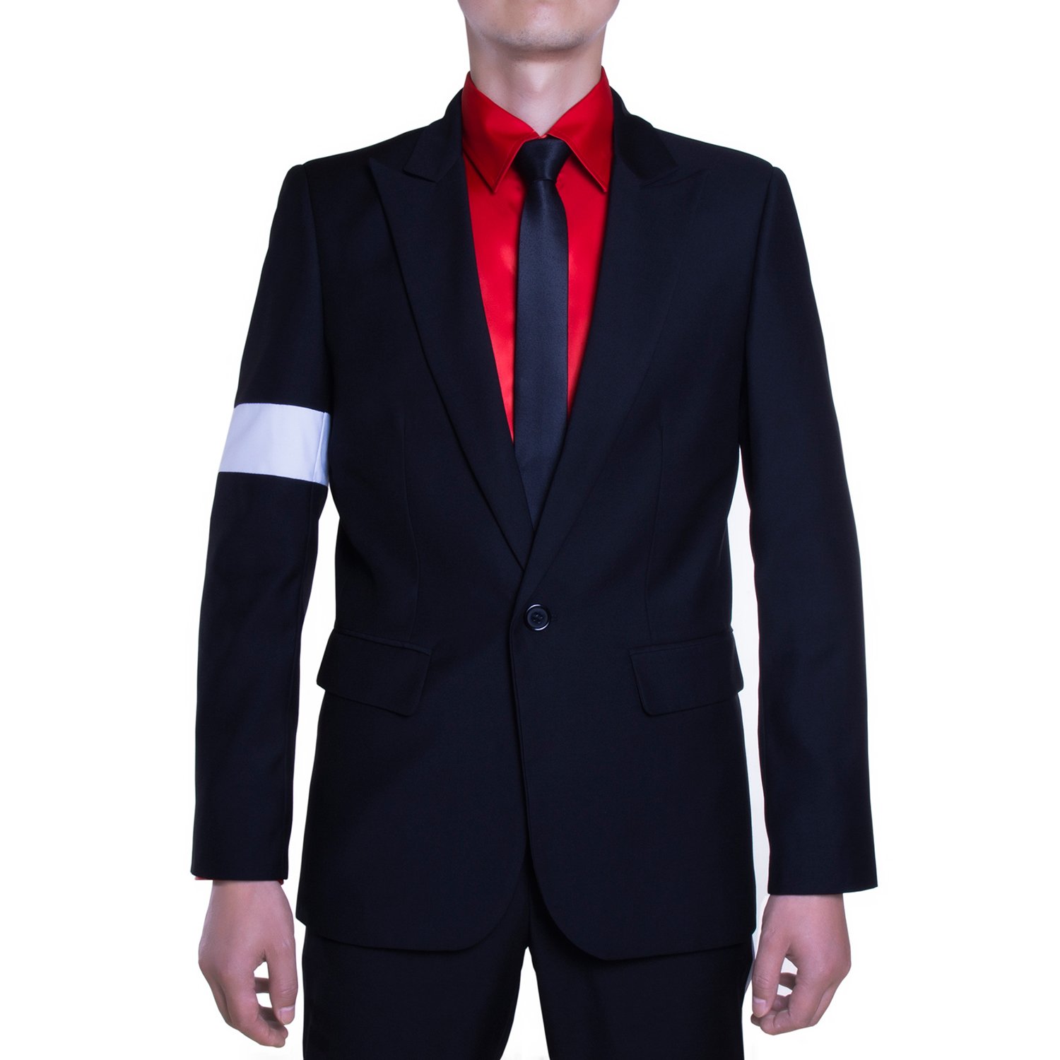 Michael Costume Jackson Suit Jacket Dangerous Costume (Adult Size Large) Black