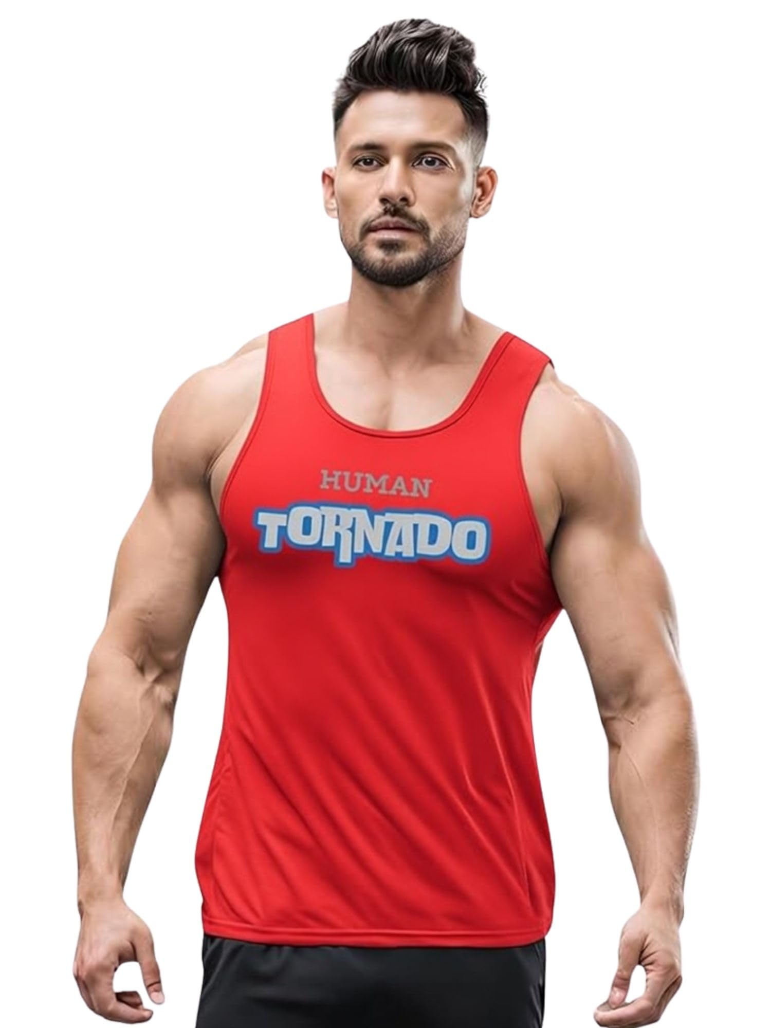 3colors 3Colours RGB Men's Active Wear Sleeveless Tank top, Gym Vest, Leisure wear TORONDA-picture-31