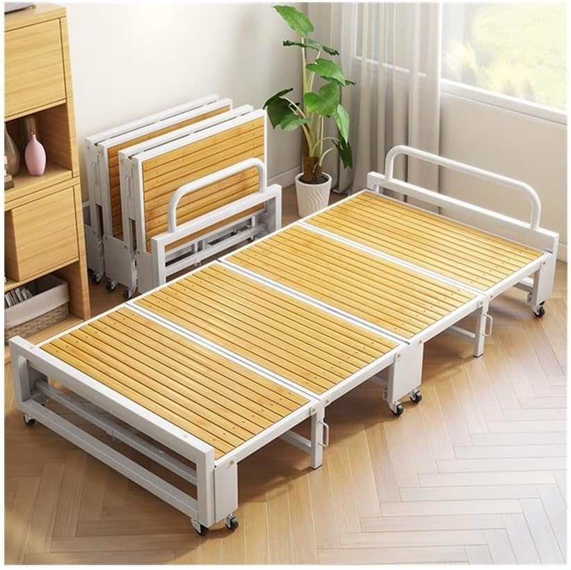 Camping Bed Simple Bed Folding, Single Nap, Home Cooling, Accompanying Marching Folding Bed(Large)
