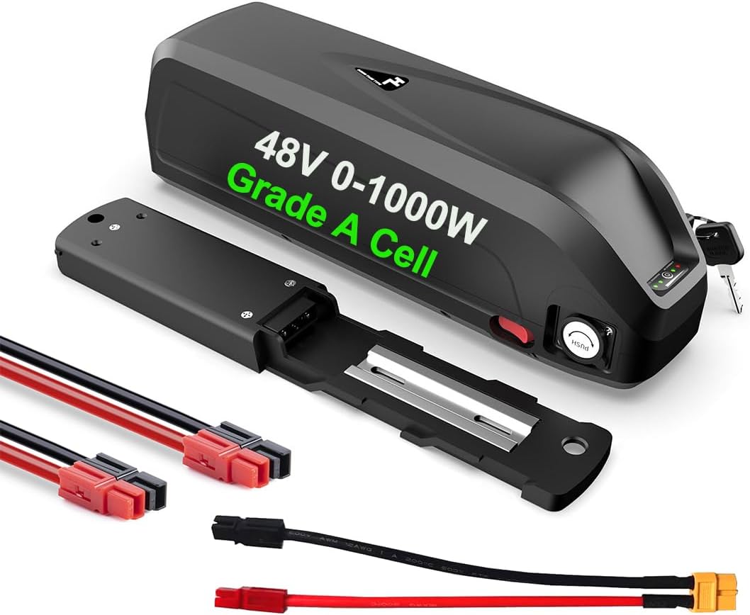 48V /52VEbike Batterey W/Grade A Cells – Lithium Ion Battery Pack for 48Volt 50W-1500W Electrical Bicycle Conersion Equipment Bafang and Entrance Wheel Rear Wheel Equipment