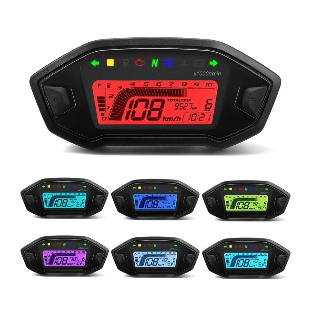 digital odómetro para motocicleta, tacómetro universal para