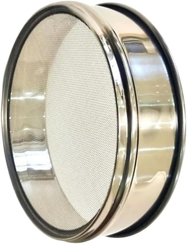 Vibrating Sieving Machine Baking Necessities, Fine Mesh Sifter Sieve Diameter 20cm 304 Stainless Steel 1 piece(100)