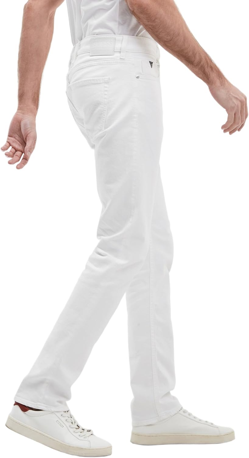 Guess Men's Mid Rise Fit Slim Tapered Leg Jean