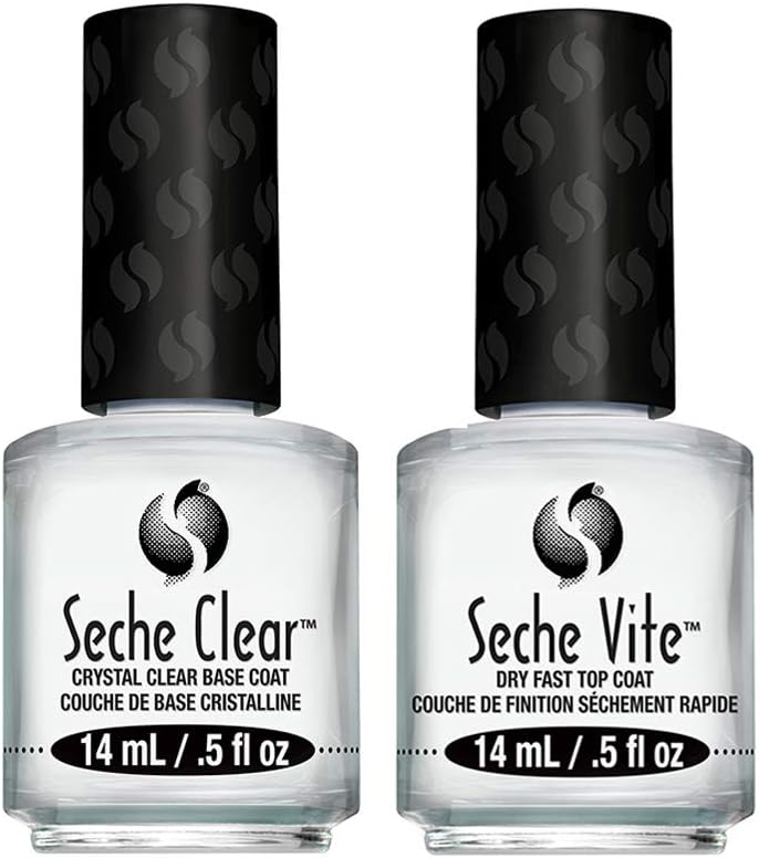Seche Vite Dry Fast Top Coat/Seche Clear Crystal Clear Base Coat Duo [Misc.]