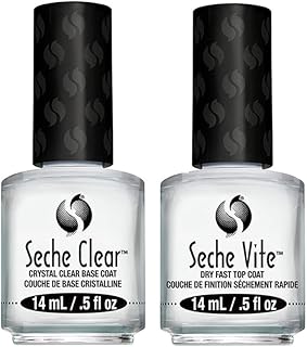 Seche Clear and Seche Vite, Base Coat and Top Coat for Nail Polish