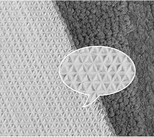 Miniatura 6 de Juego de 3 alfombras de baño antideslizantes para pisos, ultra suaves, absorbentes y cómodas, alfombra de contorno en forma de U y cubierta de tapa