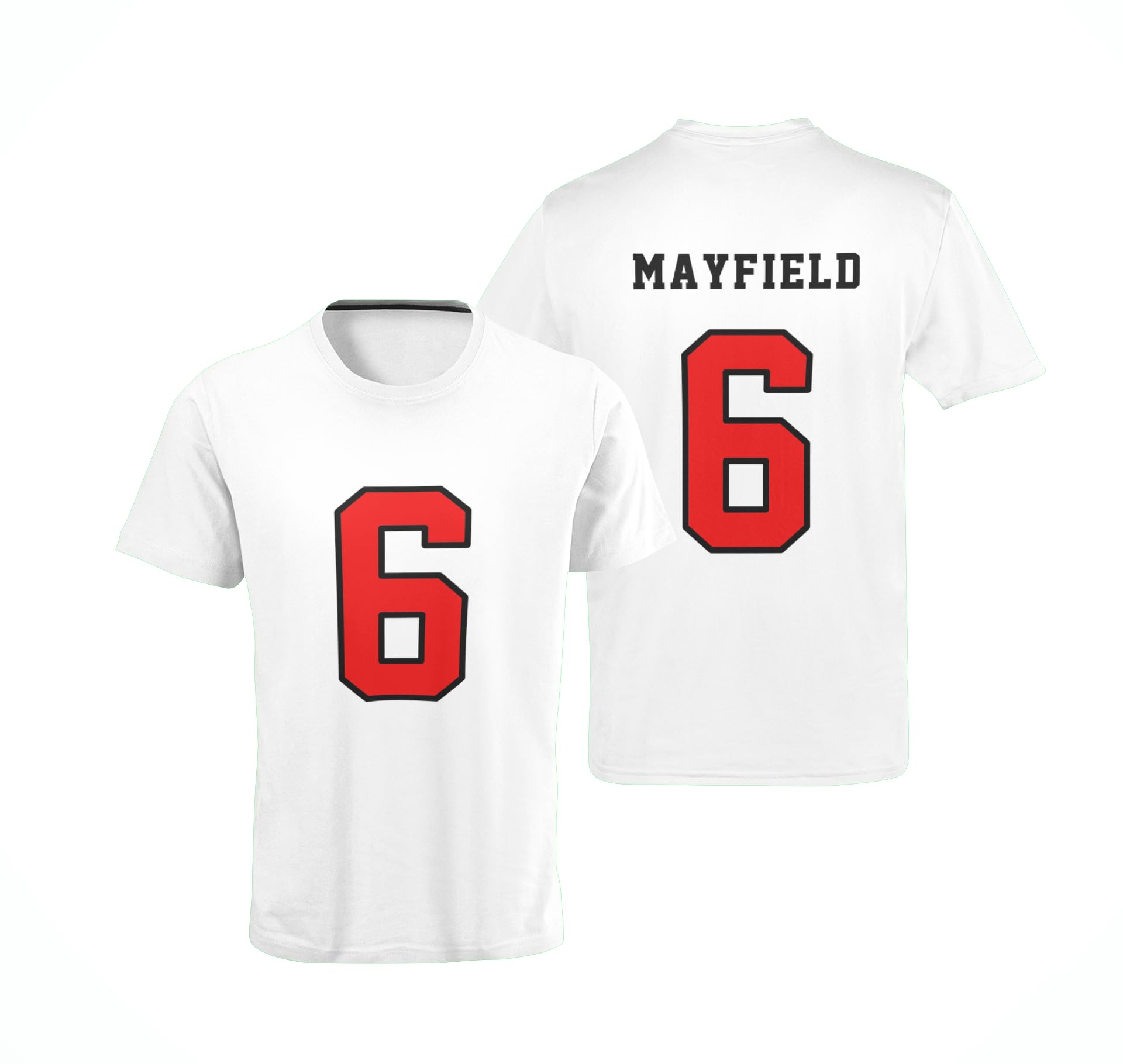 Baker Mayfield Tampa Bay Football T-Shirt Cotton Jersey #6 Florida