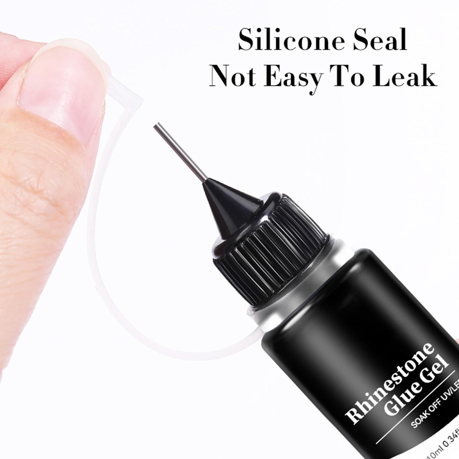 Glue Du Charme De L'ongle | Gel De Strass De 10 Ml De Longue Durée, Adhésif Fort 3 D Accessoires De Design S Effort Pour Créer Des Conceptions D'ongles 3d; Perfectionner Vos Ongles À La Mode Et Obteni