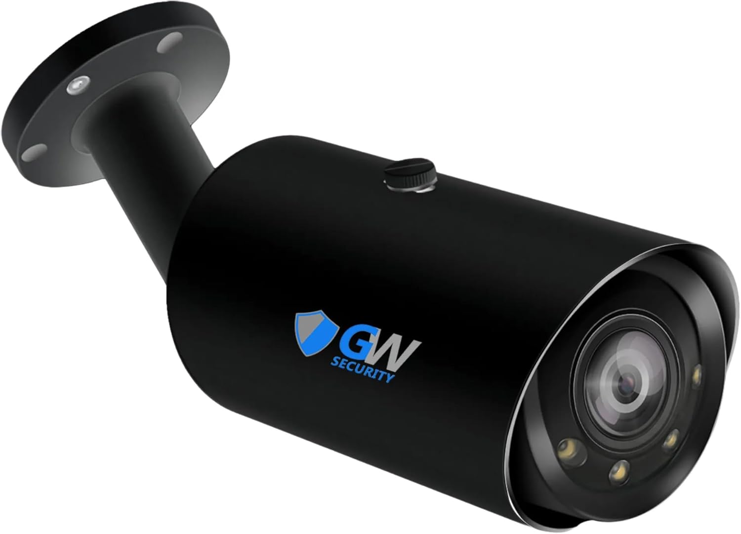 GW Security 4K 8MP 5X Optical Zoom Outdoor/Indoor PoE IP Microphone 2.7-13.5mm Motorized Lens Color Night Vision Bullet Security Camera, Human/Vehicle Detection