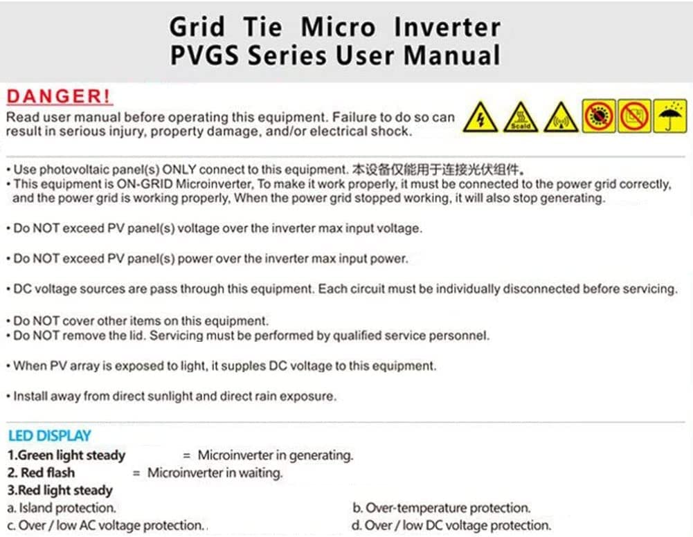 Micro-Onduleur Solaire 120 W/150 W/180 W, Micro-Onduleur Étanche IP55, MPPT Micro Onduleur À Onde Sinusoïdale pour Petit Système Solaire