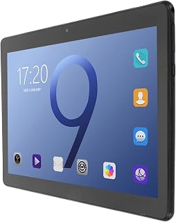 Kufoo Dual Band Tablet, Dual Speakers Octa Core CPU Black Grey Tablet for Home (UK Plug)