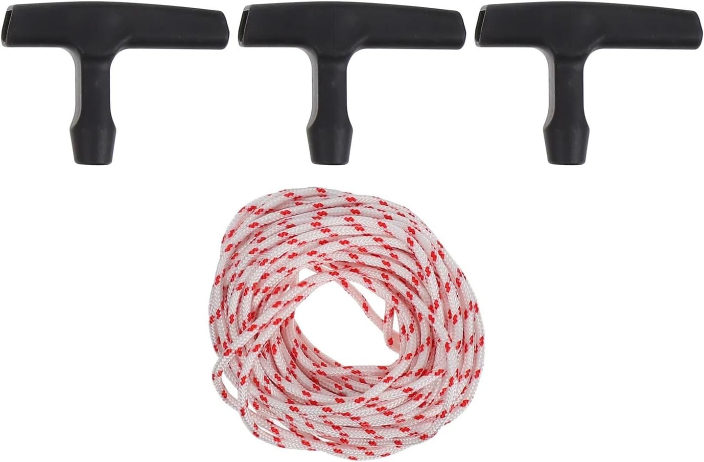 Replace 1Set Lawn Mower Pull Start Cord with Handle Fit for Lawn Mower Chainsaw Garden Tools