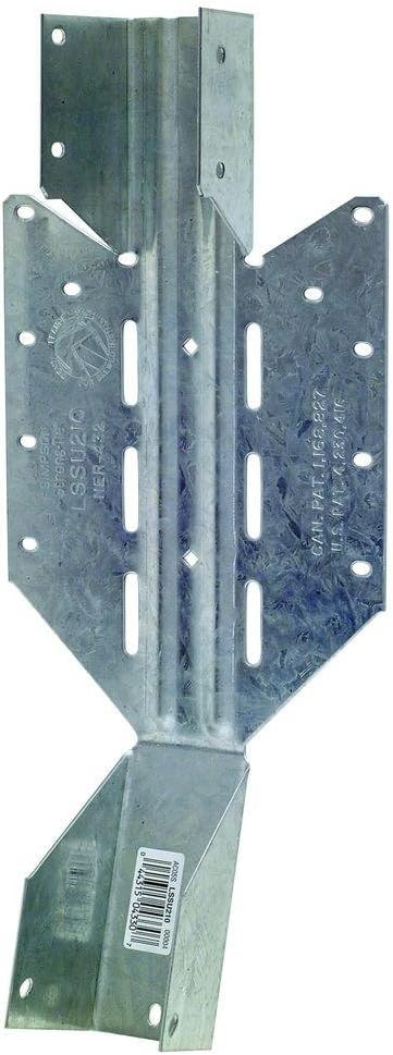 Simpson Strong Tie LSSU210 18-Gauge 2-Inch by 10-Inch Light Adjustable U Joist Hanger