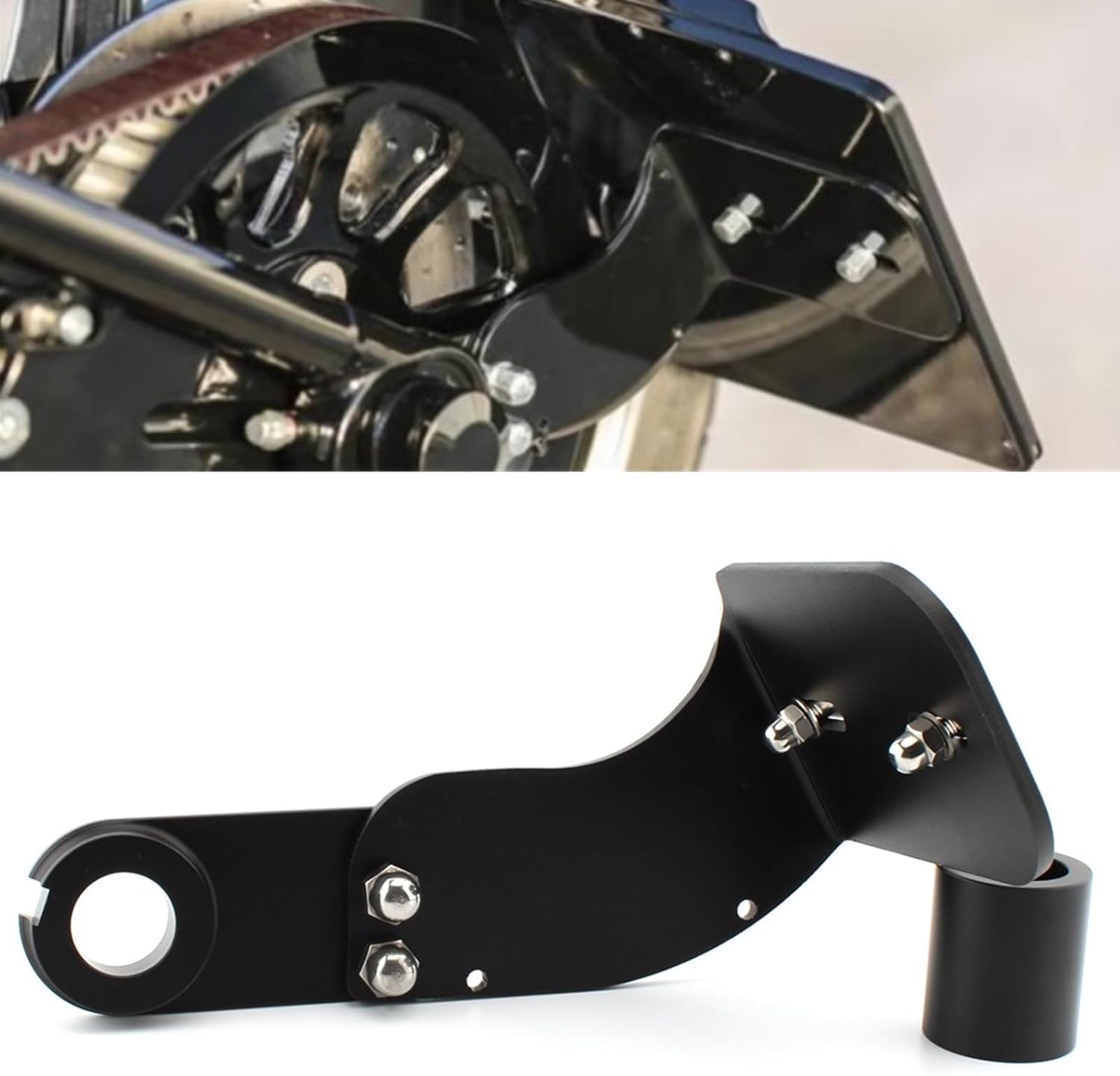 Rear Mount License Plate Holder Bracket for Harley Softail Fat Boy Breakout Dyna Street Bob 2018-2022