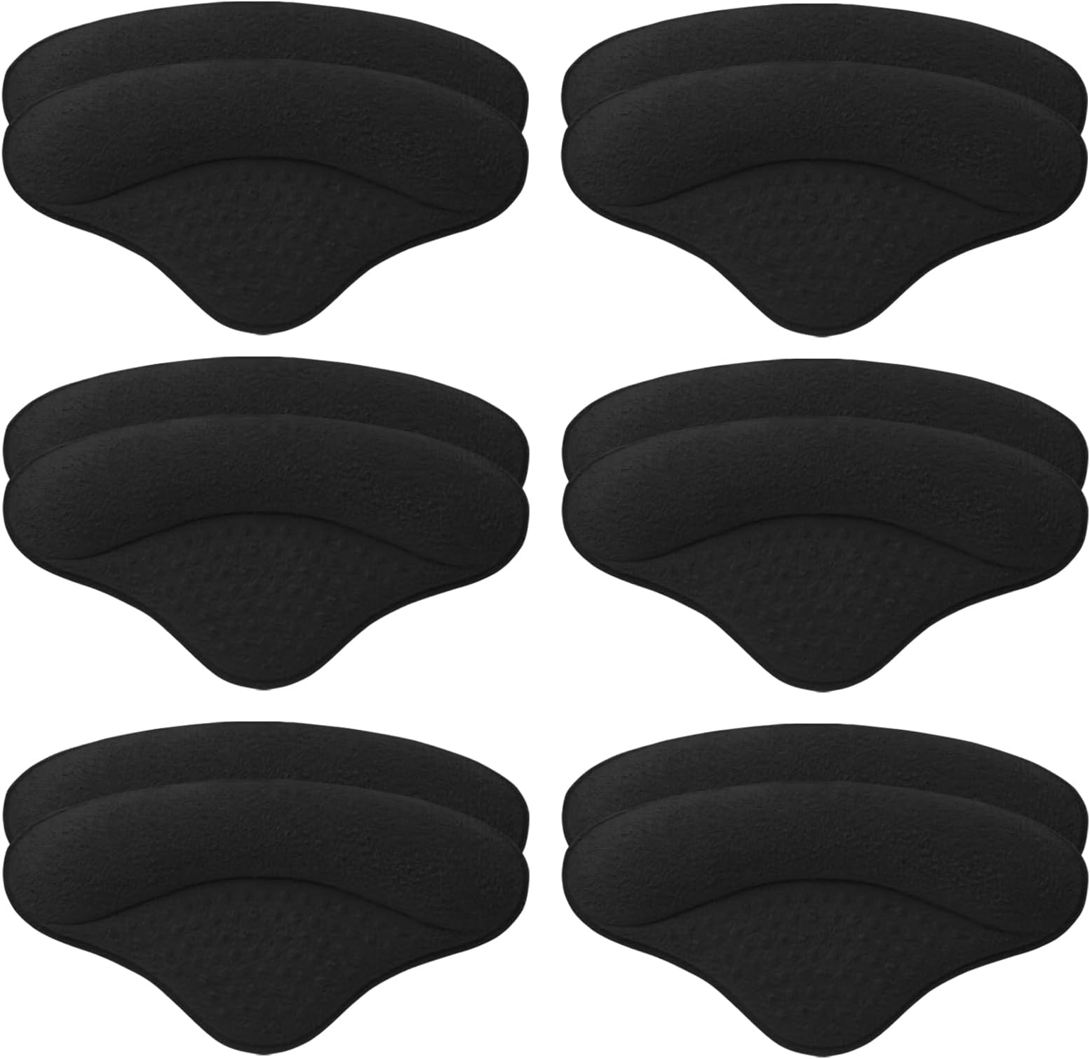 6 Pairs Heel Pads Heel Grips Liner for Loose Shoes, Heel Cushion Pads Heel Inserts for Shoe Too Big Men Women- Ultra Soothing Heel Protectors for Heel Pain, Heel Slipping, Blisters, Friction