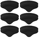 6 Pairs Heel Pads Heel Grips Liner for Loose Shoes, Heel Cushion Pads Heel Inserts for Shoe Too Big Men Women- Ultra Soothing Heel Protectors for Heel Pain, Heel Slipping, Blisters, Friction