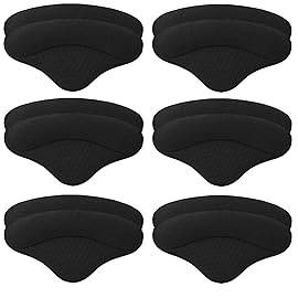6 Pairs Heel Pads Heel Grips Liner for Loose Shoes, Heel Cushion Pads Heel Inserts for Shoe Too Big Men Women- Ultra Soothing Heel Protectors for Heel Pain, Heel Slipping, Blisters, Friction