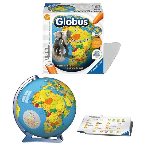 Foto 3 de 6 de Ravensburger tiptoi 00787 - The Interactive Globe: globo de aprendizaje para niños a partir de 7 años