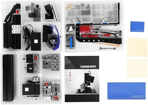 Mini máquina de torno de 60 W, TZ8000MZG brazo tipo arco de metal multifunción DIY máquina de torno de madera para carpintería, US100-240V, otros