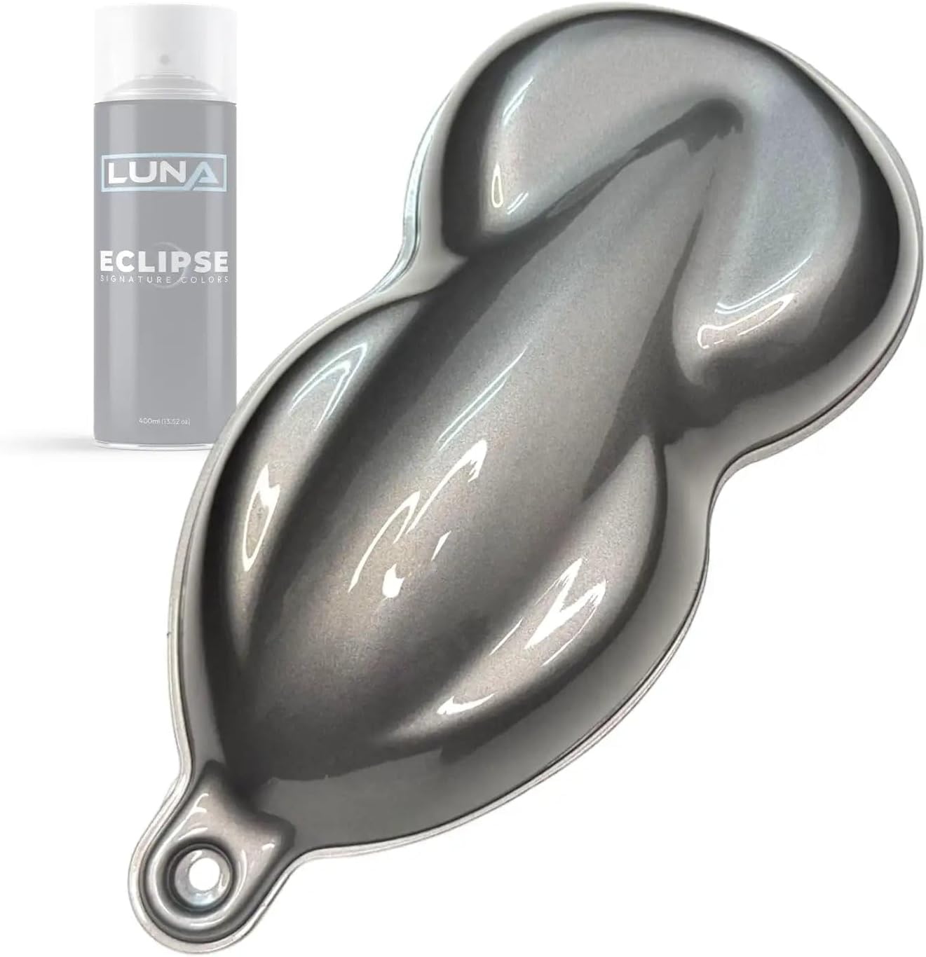 Space Grey Basecoat Grey - 1 Gallon Professional Auto Paint for DIY Enthusiasts, Hobbyists, and Automotive Shops - Premium Quality for Professional Installers - Eclipse
